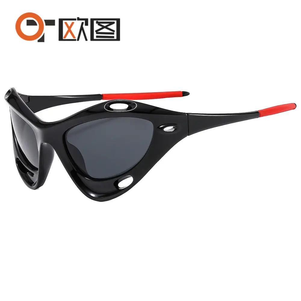Men Women UV400 Riding Sunglasses Blue - Image 10