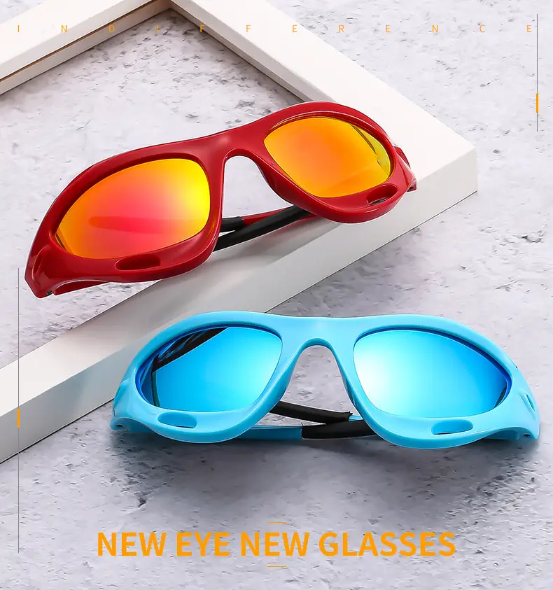Men Women UV400 Riding Sunglasses Blue — feature 1
