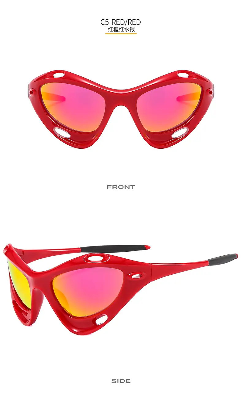 Men Women UV400 Riding Sunglasses Blue — feature 13