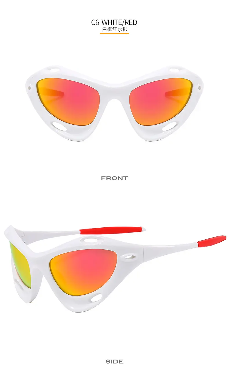 Men Women UV400 Riding Sunglasses Blue — feature 14