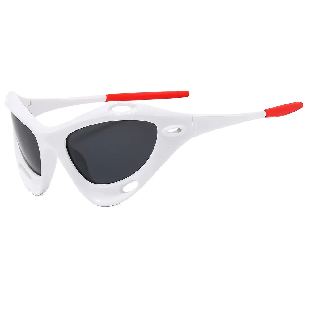 Men Women UV400 Riding Sunglasses Blue - Image 2