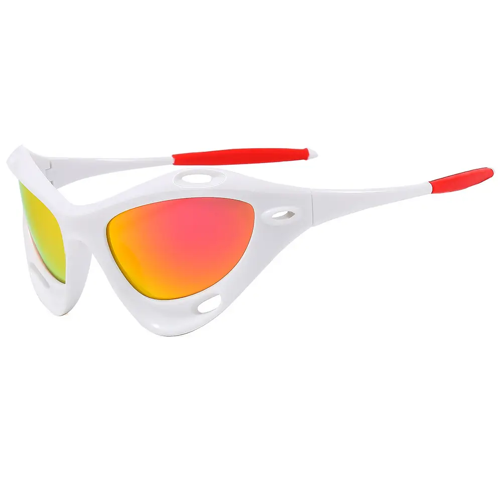 Men Women UV400 Riding Sunglasses Blue - Image 6