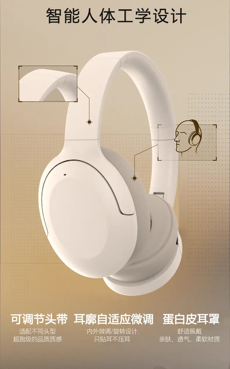 True Wireless Bluetooth Headset with ANC White — feature 11