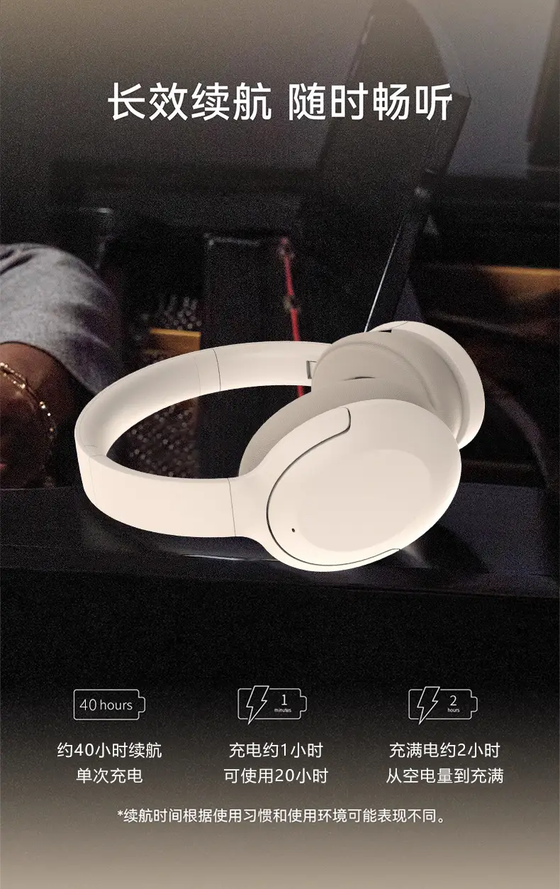 True Wireless Bluetooth Headset with ANC White — feature 12