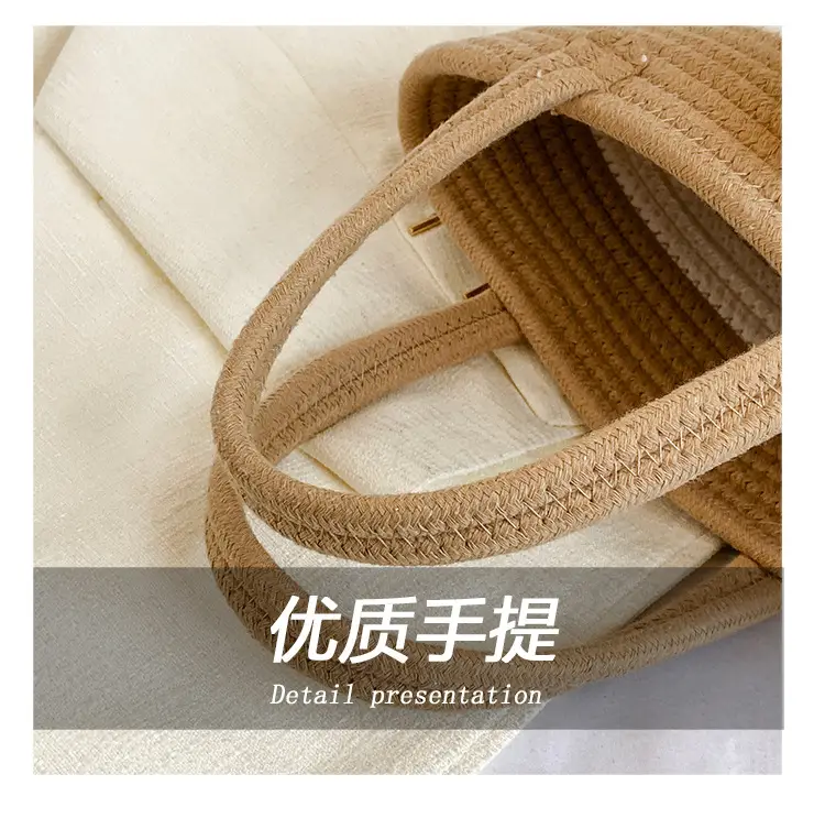Pink Straw Flower Shoulder Bag for Women — feature 46