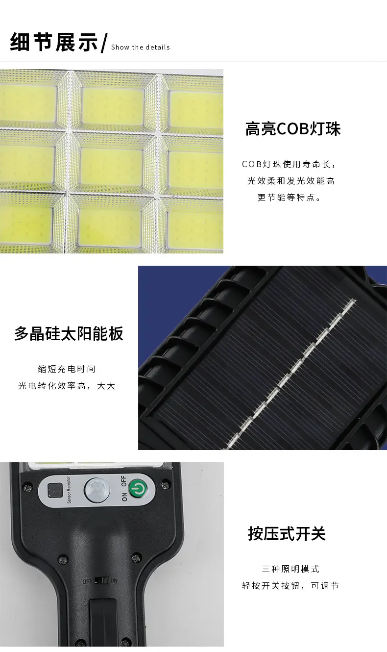 Solar LED Garden Lights with Remote Control — feature 9