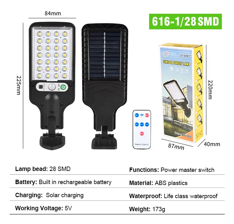 Solar LED Garden Lights with Remote Control