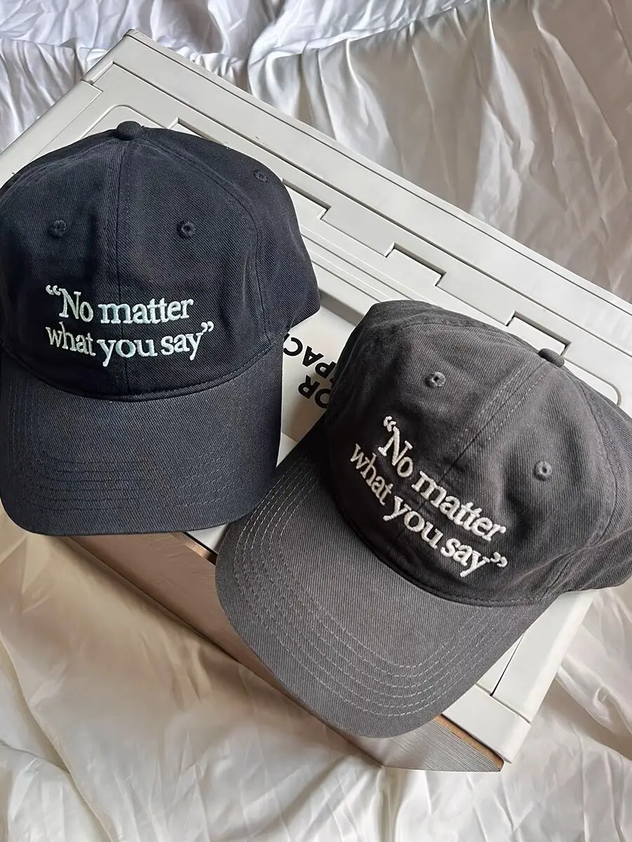 No matter Letter Embroidered Baseball Caps for Women 2023 - Image 11