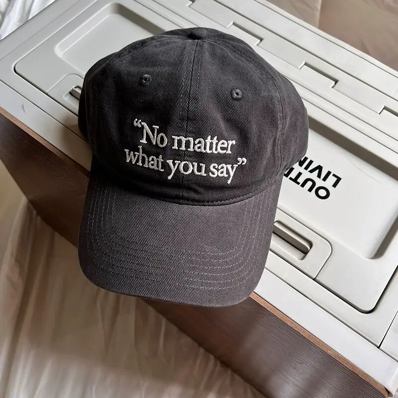 No matter Letter Embroidered Baseball Caps for Women 2023 — feature 11