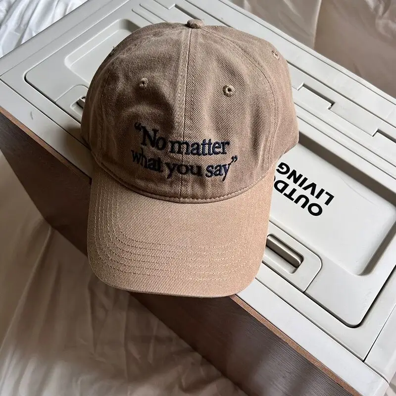 No matter Letter Embroidered Baseball Caps for Women 2023 — feature 14