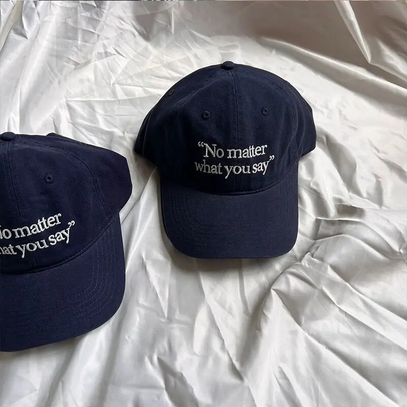 No matter Letter Embroidered Baseball Caps for Women 2023 — feature 16