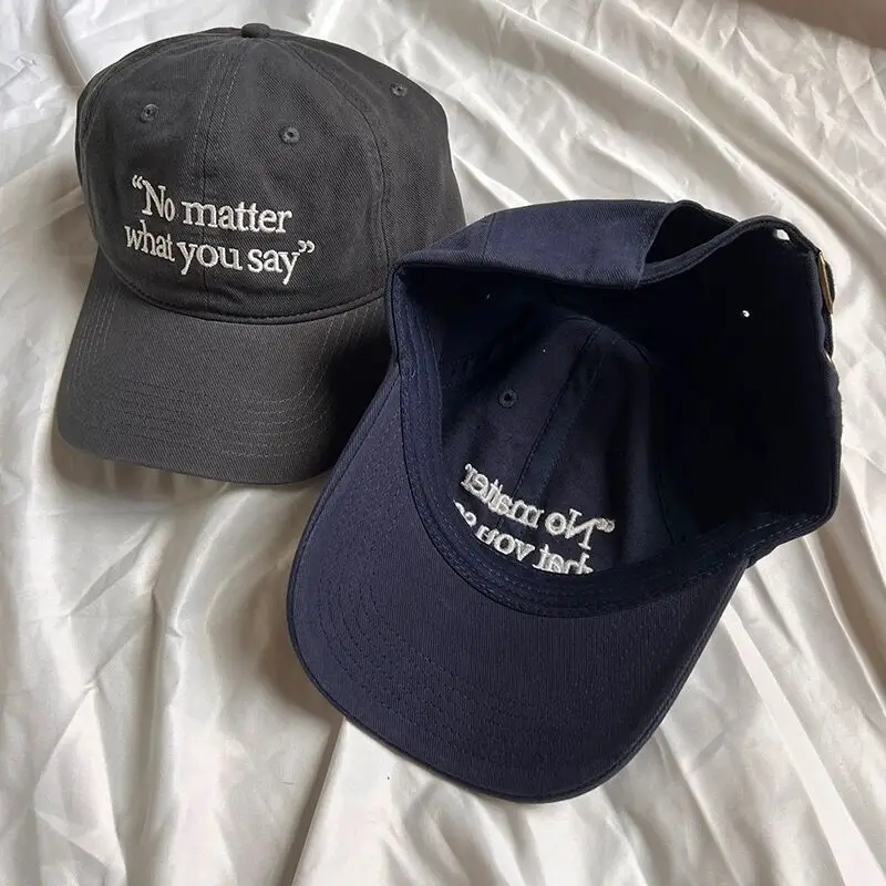 No matter Letter Embroidered Baseball Caps for Women 2023 — feature 18