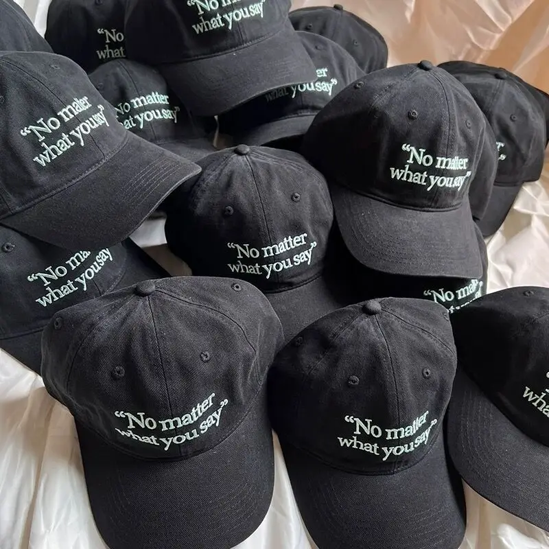 No matter Letter Embroidered Baseball Caps for Women 2023 — feature 5