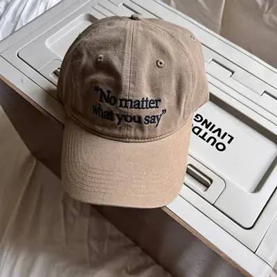 No matter Letter Embroidered Baseball Caps for Women 2023 - Image 5