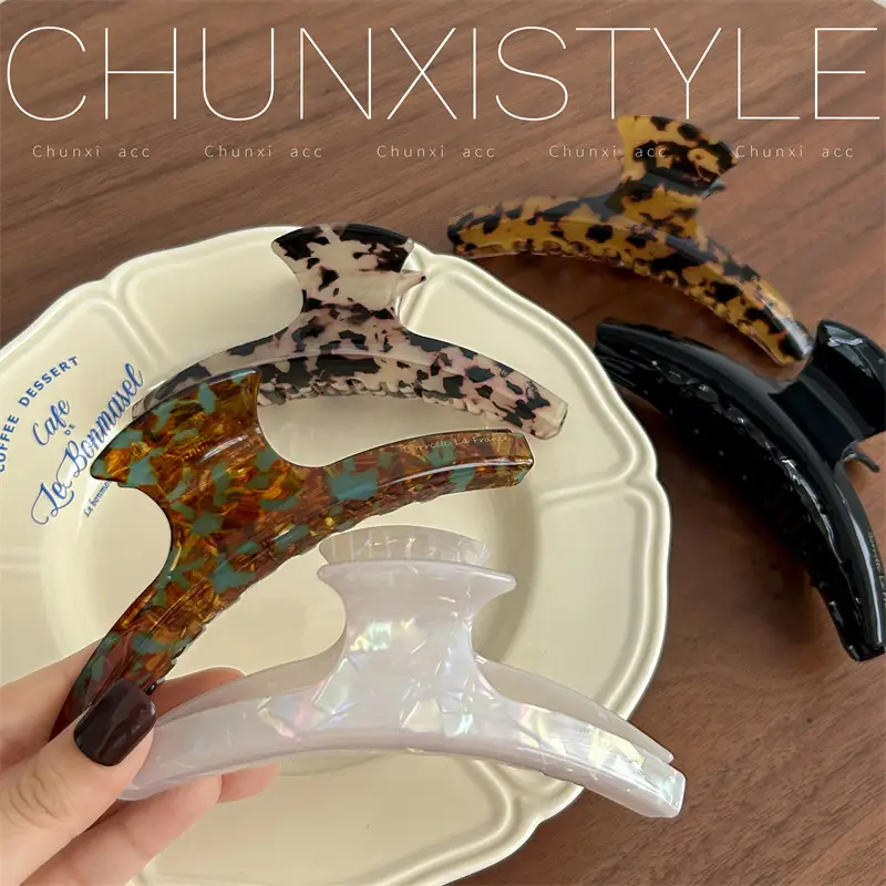 Chunac Style Leopard Shark Hair Clip for Girls - Image 9
