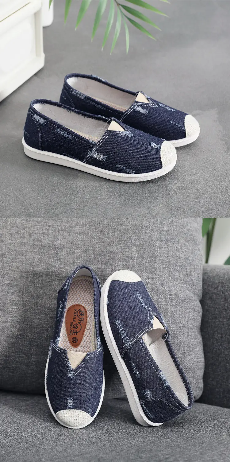Spring and Autumn New Women's Canvas Shoes Comfortable Casual All-match Daily Single-layer Shoes Flat Shallow Mouth Fisherman Shoes Non-slip Soft Sole — feature 16