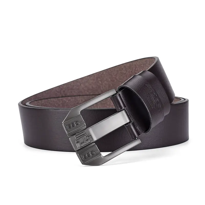 Men's Vintage Pin Buckle JEP Belt Cowhide β feature 11