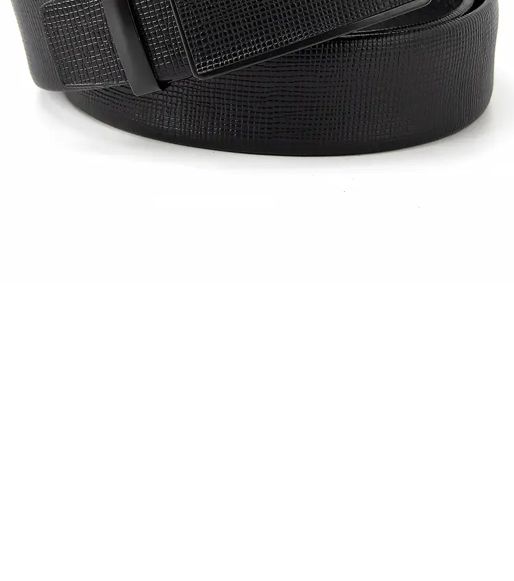 Men's Brown Leather Belt with Automatic Buckle β feature 12