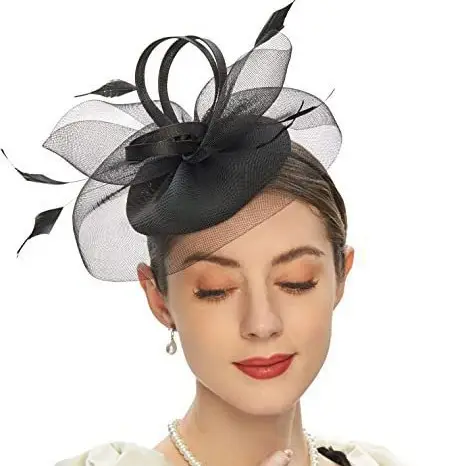 Red Mesh Hair Accessory for Women - Image 9