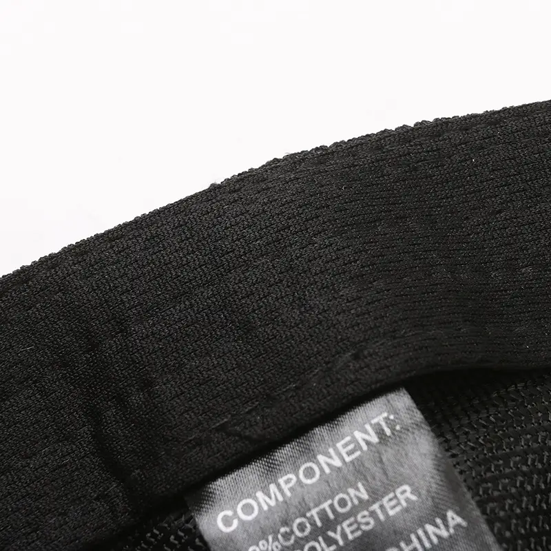 Men Black Mesh Baseball Cap with Logo - Image 7