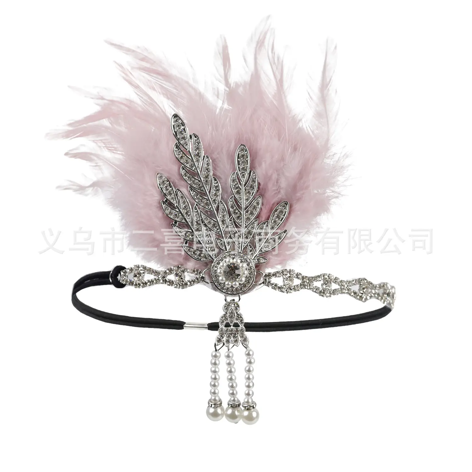 1920s Vintage Feather Headband for Women Wedding Hair Accessories - Image 10