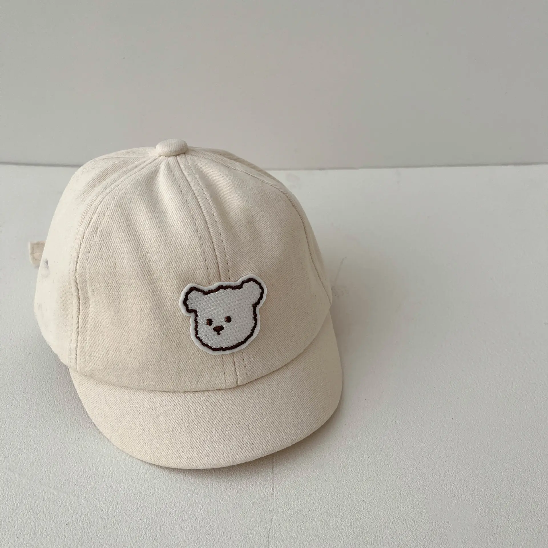Children's Beige Bear Cap Spring Autumn — feature 8