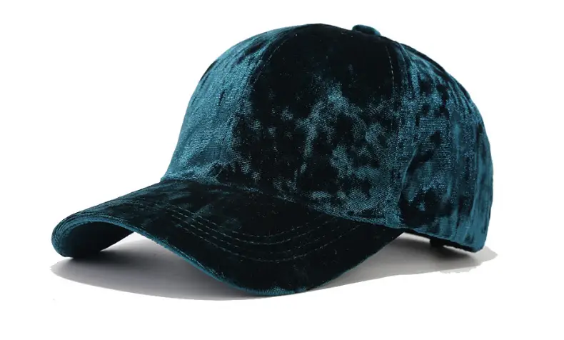 Black Velvet Korean Style Baseball Cap for Men Women — feature 12