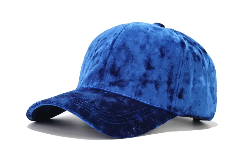 Black Velvet Korean Style Baseball Cap for Men Women — feature 8