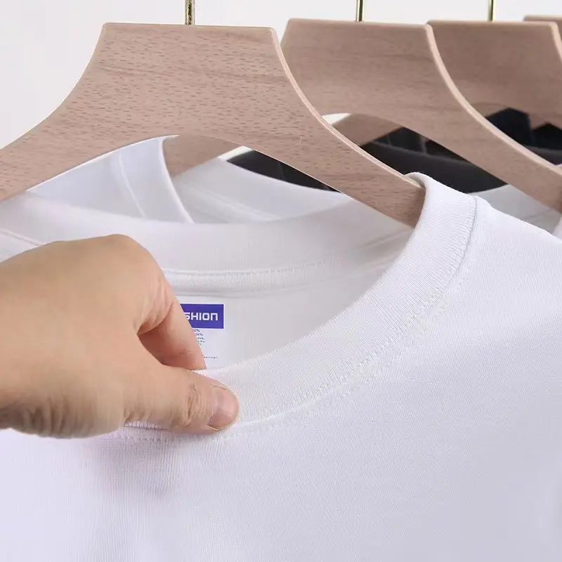 Heavy 260g Cotton T-Shirt Men's Long Sleeve Round Neck