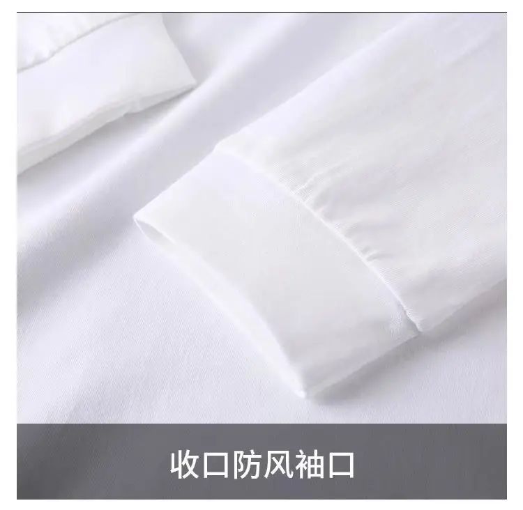 Heavy 260g Cotton T-Shirt Men's Long Sleeve Round Neck — feature 9