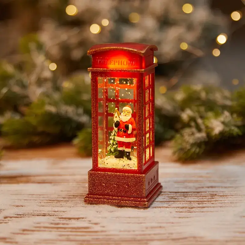 Santa Claus Christmas Wind Lamp Crystal Lamp