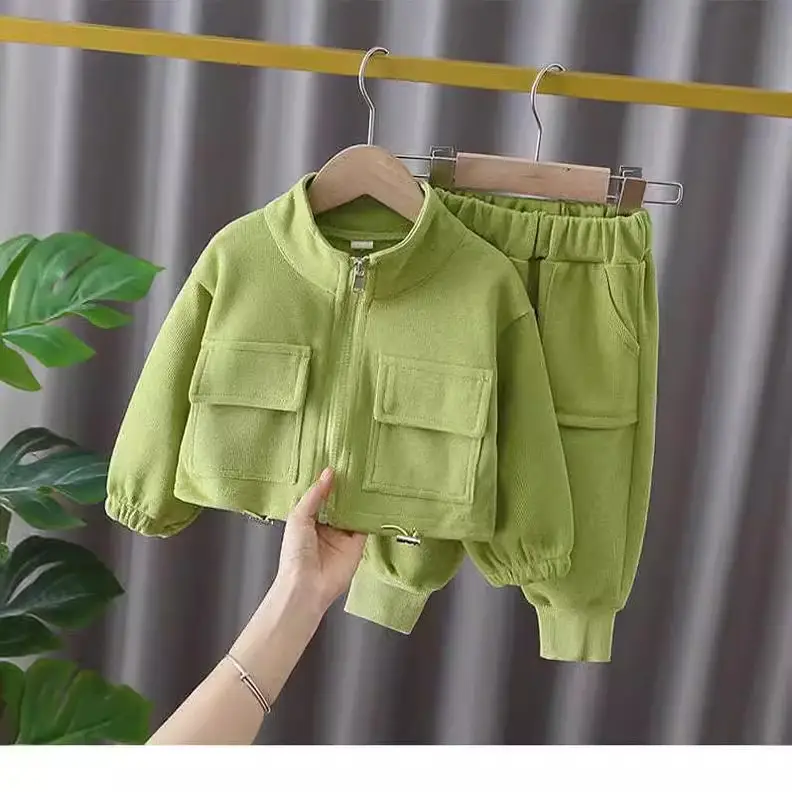 2026 New Fashionable and Stylish Spring and Autumn Suits for Girls, Two-Piece Clothing Sets for Baby Girls, Sports and Leisure Suits