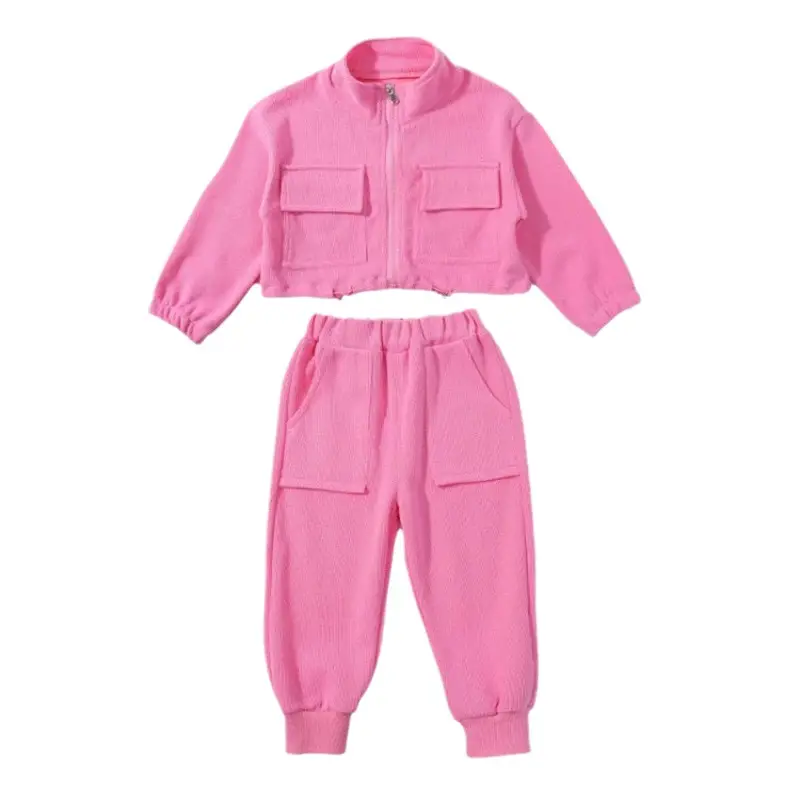 2026 New Fashionable and Stylish Spring and Autumn Suits for Girls, Two-Piece Clothing Sets for Baby Girls, Sports and Leisure Suits