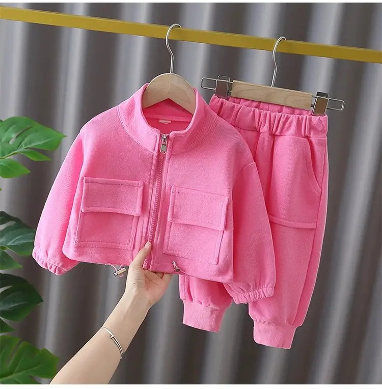 2026 New Fashionable and Stylish Spring and Autumn Suits for Girls, Two-Piece Clothing Sets for Baby Girls, Sports and Leisure Suits — feature 12