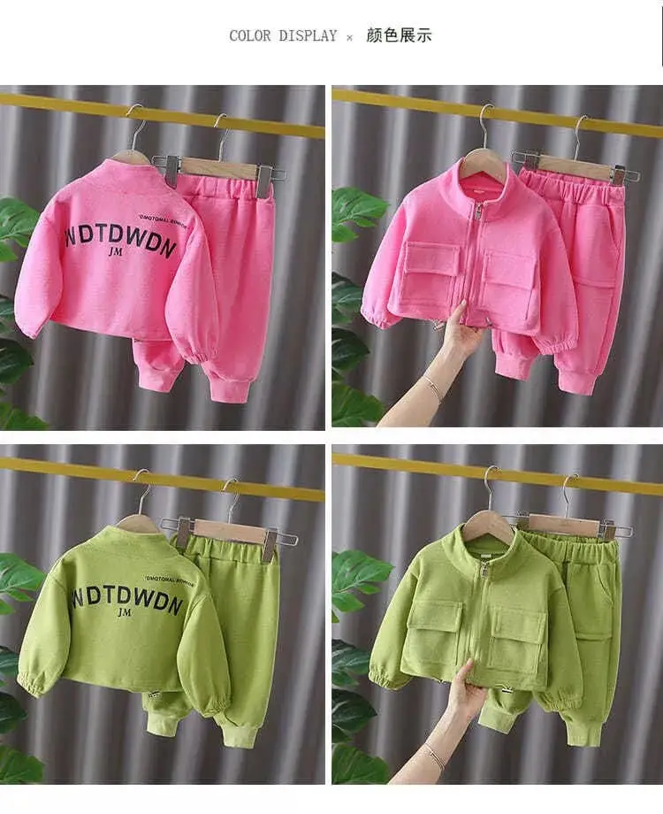 2026 New Fashionable and Stylish Spring and Autumn Suits for Girls, Two-Piece Clothing Sets for Baby Girls, Sports and Leisure Suits — feature 9