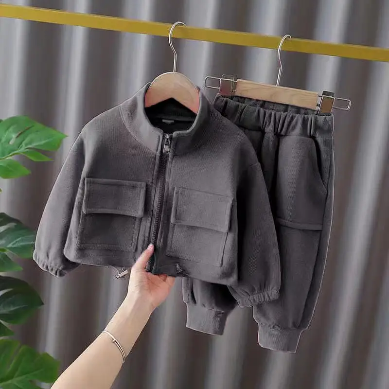 2026 New Fashionable and Stylish Spring and Autumn Suits for Girls, Two-Piece Clothing Sets for Baby Girls, Sports and Leisure Suits