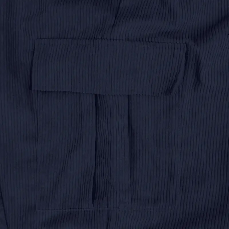 Men's Black Loose-Fitting Casual Pants with Drawstring Waist — feature 27
