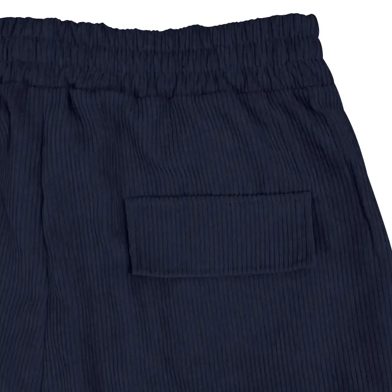 Men's Black Loose-Fitting Casual Pants with Drawstring Waist — feature 28