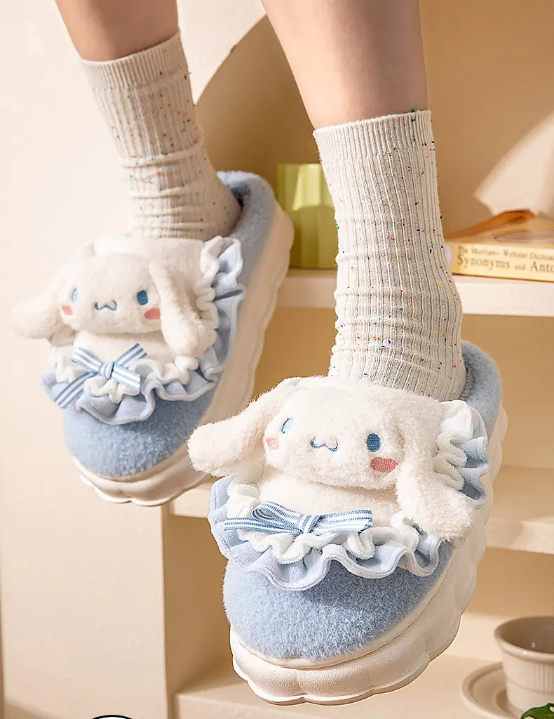 Kulomi cotton slippers women's winter indoor home genuine goods ip joint cartoon cute Sanrio slippers wholesale — feature 30
