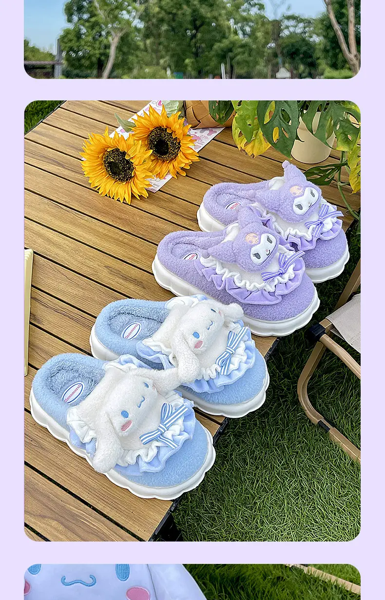 Kulomi cotton slippers women's winter indoor home genuine goods ip joint cartoon cute Sanrio slippers wholesale — feature 38