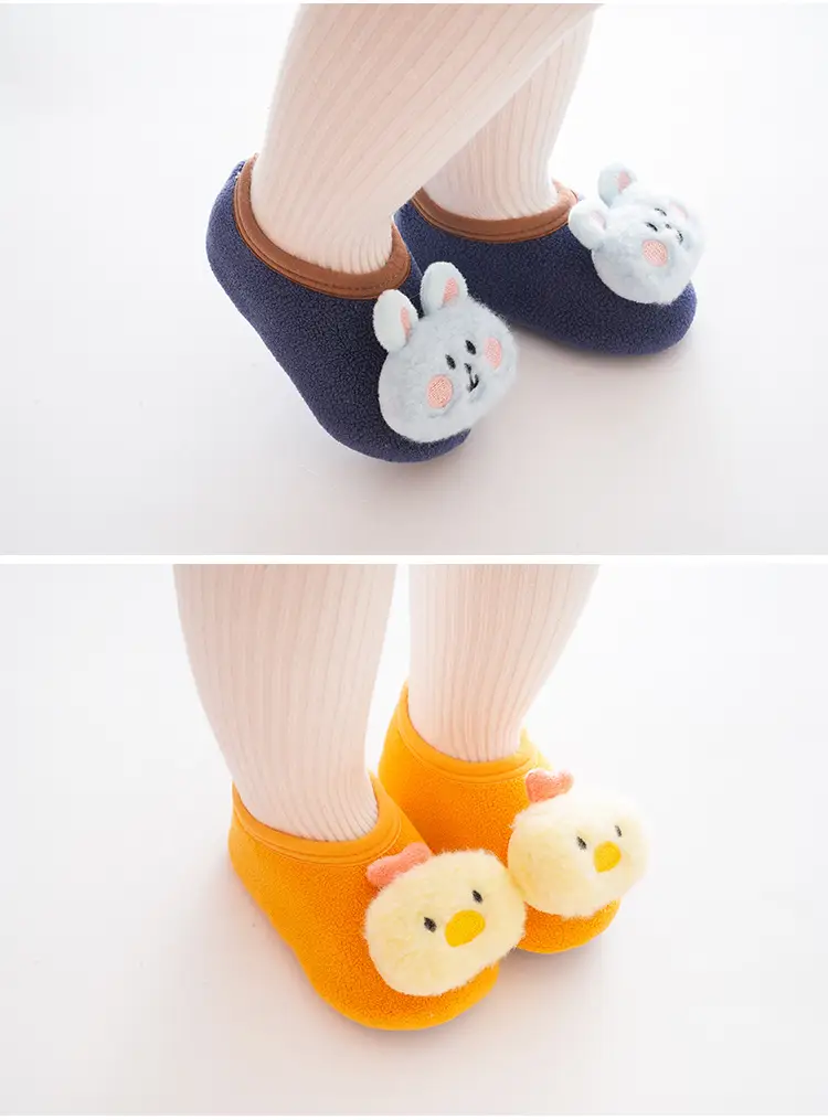 Pink Bunny Cartoon Baby Floor Socks Soft Non-Slip — feature 12