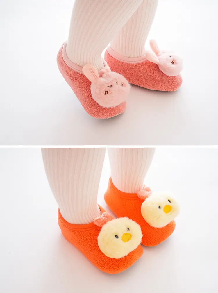 Pink Bunny Cartoon Baby Floor Socks Soft Non-Slip — feature 15