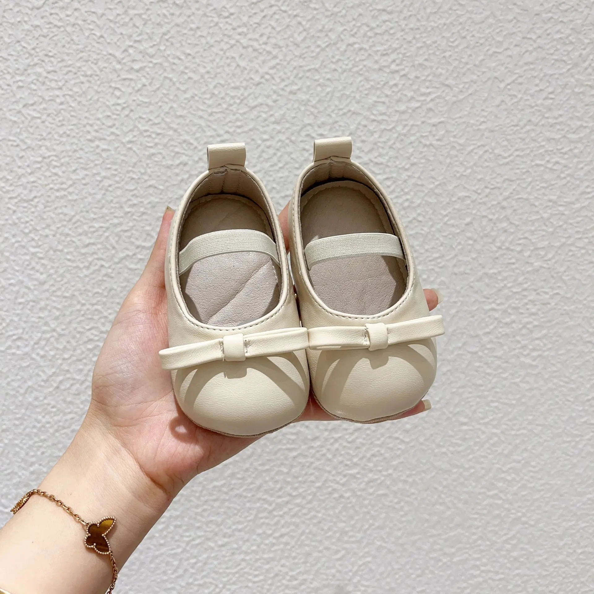 Korean Girls Leather Slip-On Shoes All Colors — feature 10