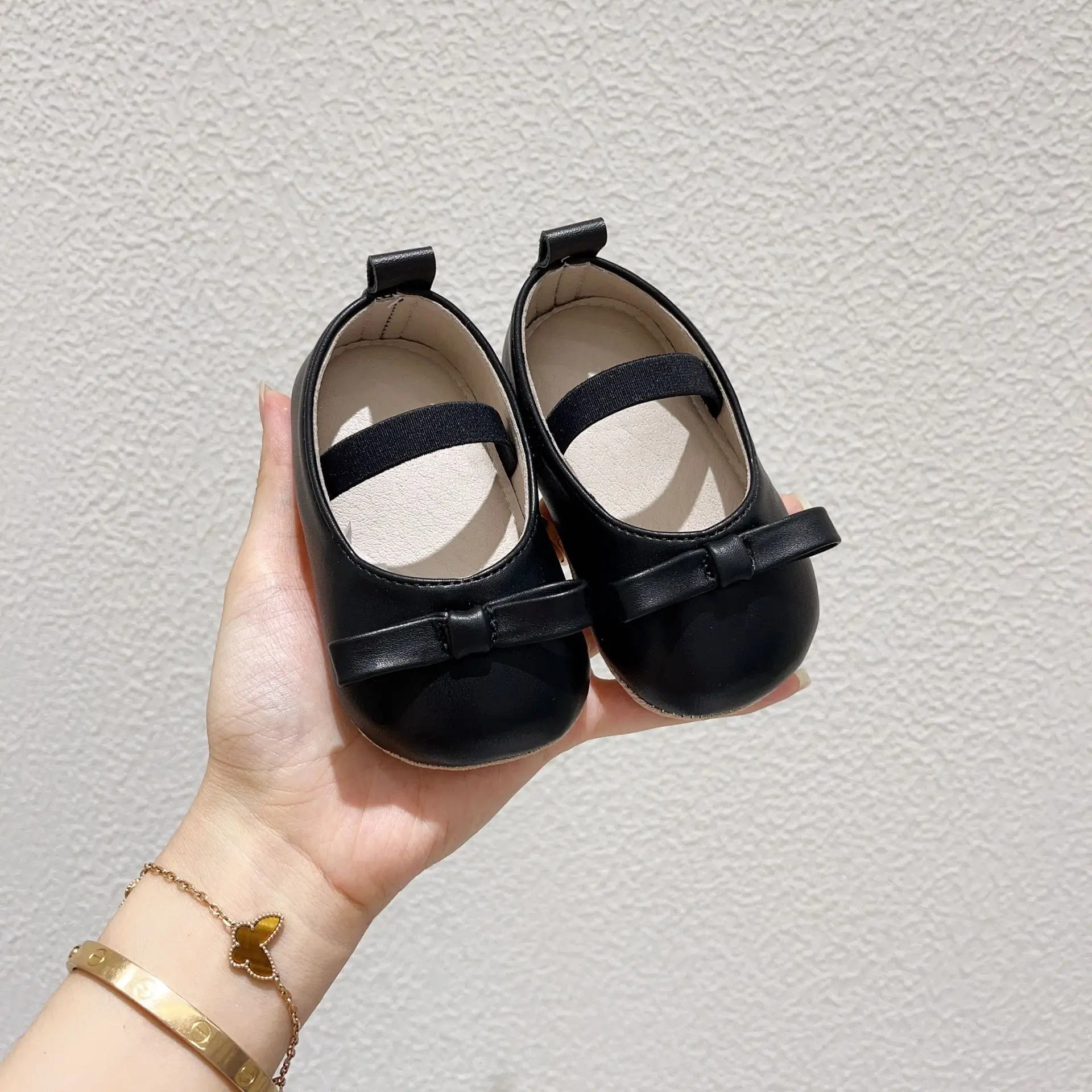Korean Girls Leather Slip-On Shoes All Colors — feature 20