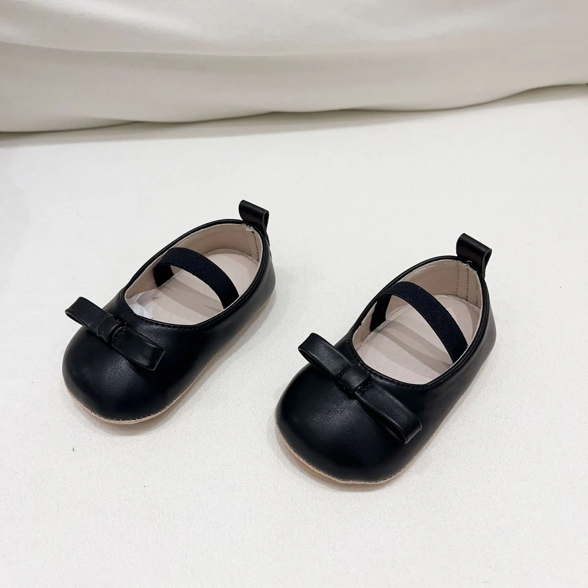 Korean Girls Leather Slip-On Shoes All Colors — feature 23