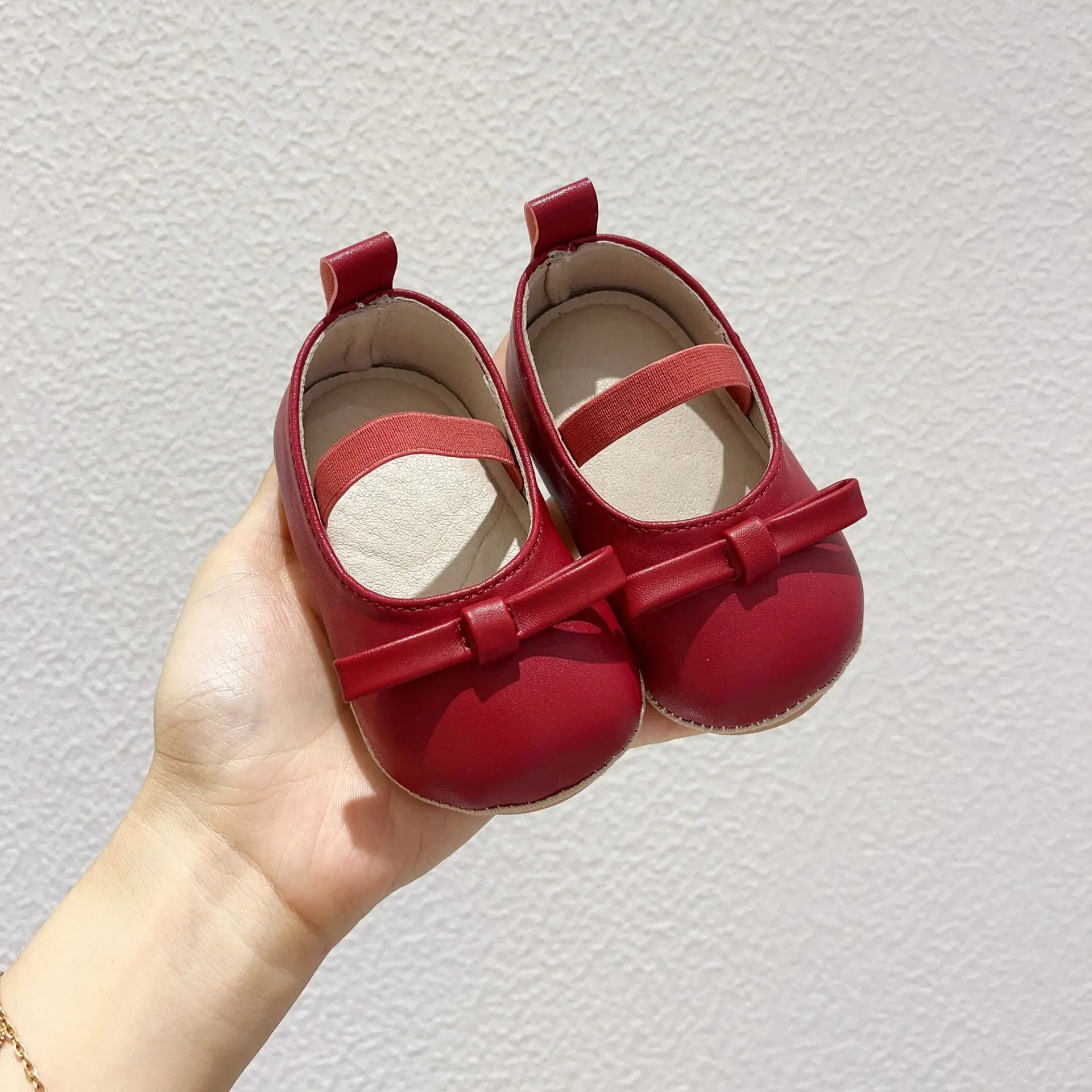 Korean Girls Leather Slip-On Shoes All Colors — feature 6