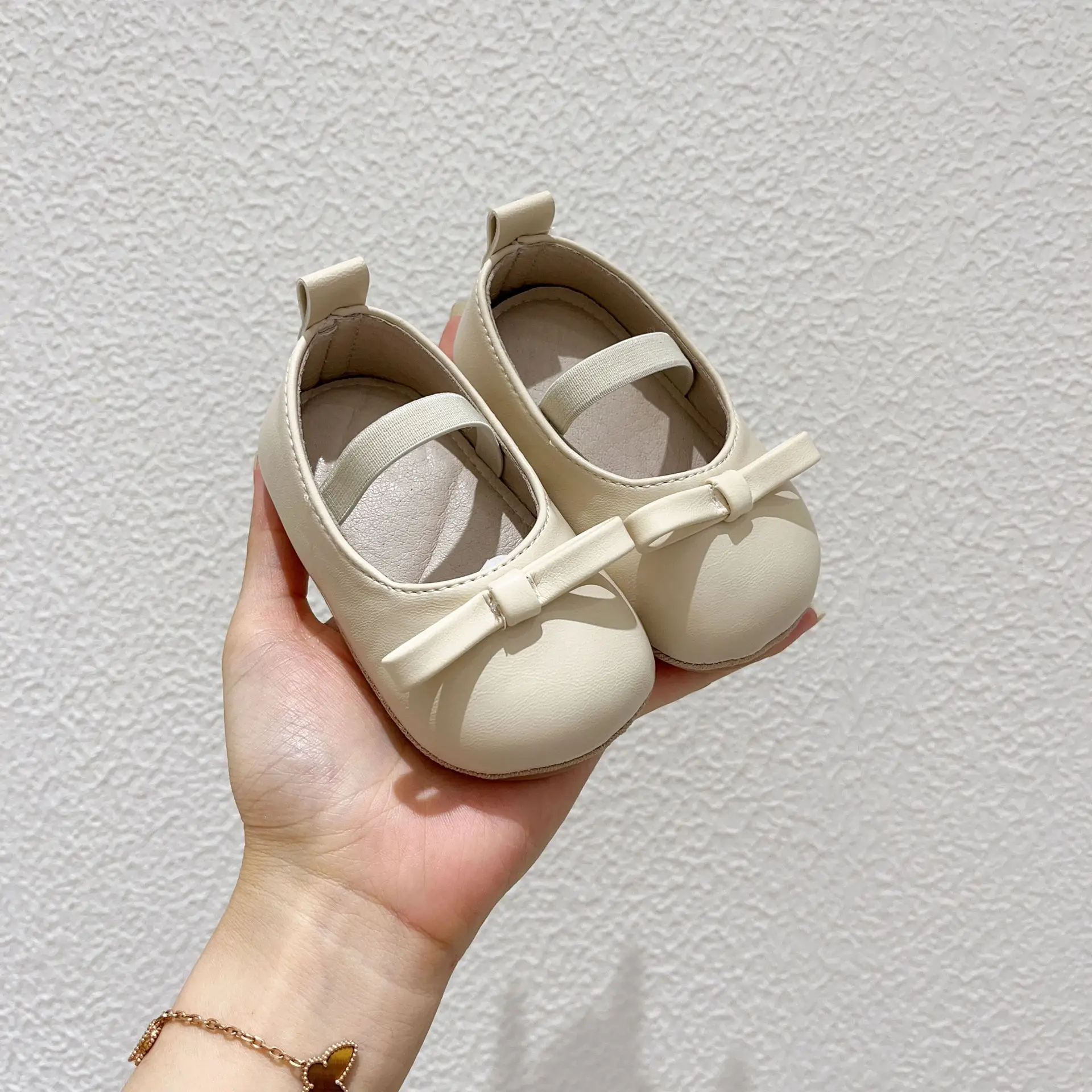 Korean Girls Leather Slip-On Shoes All Colors — feature 9