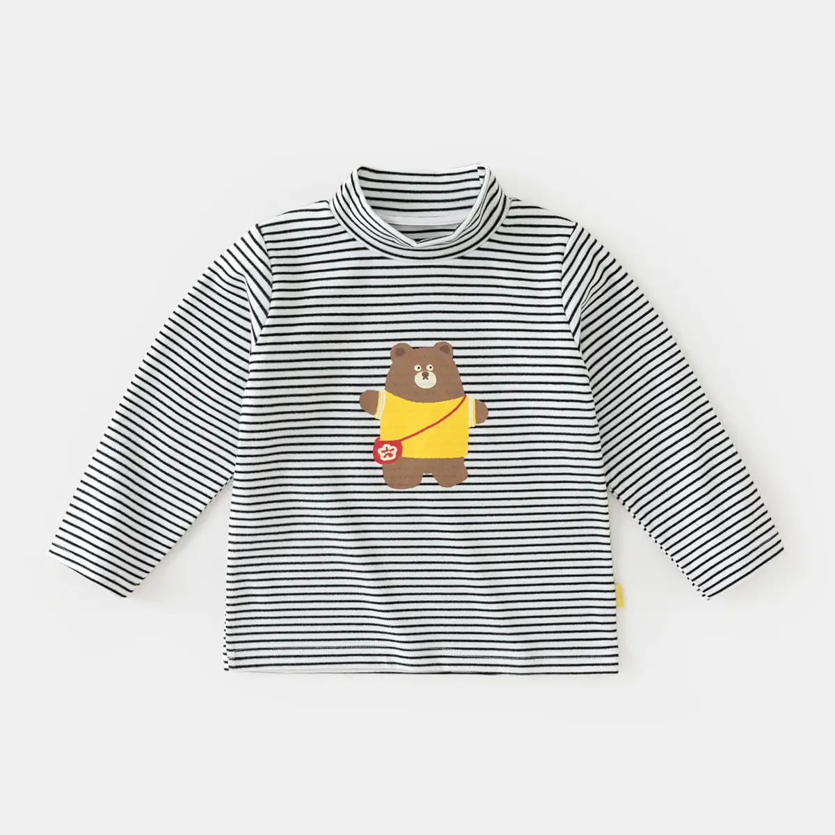 Baby Striped Long Sleeve T-Shirt Brown Beige