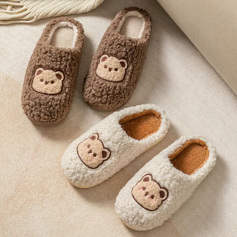 Cotton Slippers for Men, Winter 2026 New Model, Home Use, Warm, Non-Slip, Indoor Home, Winter Home Wool Slippers for Men - Image 9