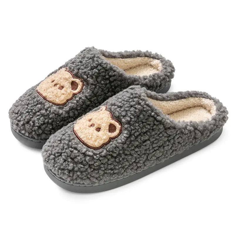 Cotton Slippers for Men, Winter 2026 New Model, Home Use, Warm, Non-Slip, Indoor Home, Winter Home Wool Slippers for Men - Image 10